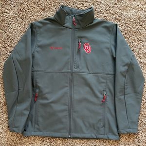Columbia Men’s Collegiate Soft Shell Jacket - Oklahoma Sooners